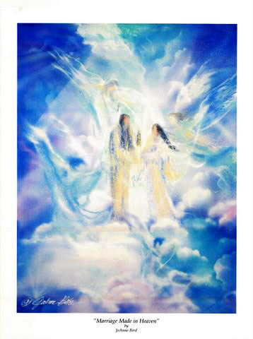 JoAnne Bird Paintings - Marriage Made In Heaven