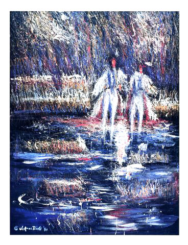 JoAnne Bird Paintings - Wedding Couple