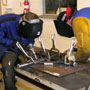Larry Cortez and Classmate Welding