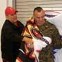 Marine blanket Ceremony