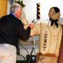 Wabasha Fountain and Sculpture Dedication Next to the National Eagle Center