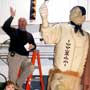 Wabasha Fountain and Sculpture Dedication Next to the National Eagle Center