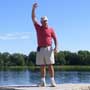Wabasha Fountain and Sculpture Dedication Next to the National Eagle Center