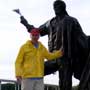 Wabasha Fountain and Sculpture Dedication Next to the National Eagle Center