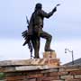 Wabasha Fountain and Sculpture Dedication Next to the National Eagle Center