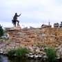 Wabasha Fountain and Sculpture Dedication Next to the National Eagle Center