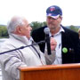 Wabasha Fountain and Sculpture Dedication Next to the National Eagle Center