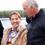 Wabasha Fountain and Sculpture Dedication Next to the National Eagle Center