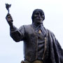 Wabasha Fountain and Sculpture Dedication Next to the National Eagle Center