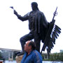 Wabasha Fountain and Sculpture Dedication Next to the National Eagle Center