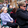 Wabasha Fountain and Sculpture Dedication Next to the National Eagle Center