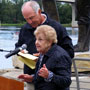 Wabasha Fountain and Sculpture Dedication Next to the National Eagle Center