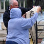 Wabasha Fountain and Sculpture Dedication Next to the National Eagle Center