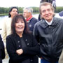 Wabasha Fountain and Sculpture Dedication Next to the National Eagle Center