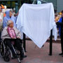 Wabasha Fountain and Sculpture Dedication Next to the National Eagle Center