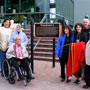 Wabasha Fountain and Sculpture Dedication Next to the National Eagle Center