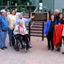 Wabasha Fountain and Sculpture Dedication Next to the National Eagle Center