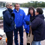 Wabasha Fountain and Sculpture Dedication Next to the National Eagle Center