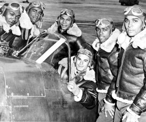Some of the Tuskegee Airmen