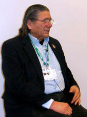 Dennis Banks at the Frozen River Film Festival